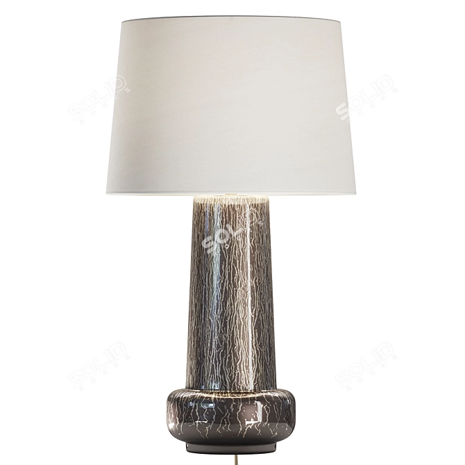 Elegant Messina Vase Table Lamp 3D model image 1