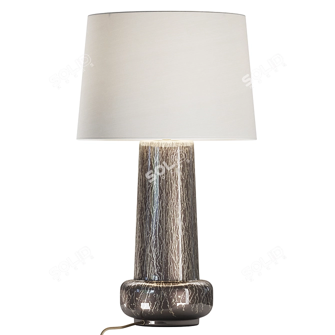 Elegant Messina Vase Table Lamp 3D model image 3