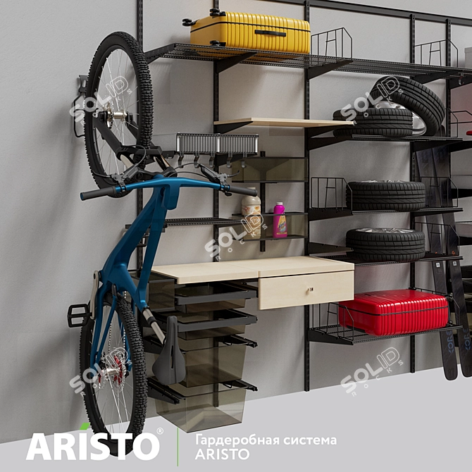 Aristo Garage Storage System 3D model image 5