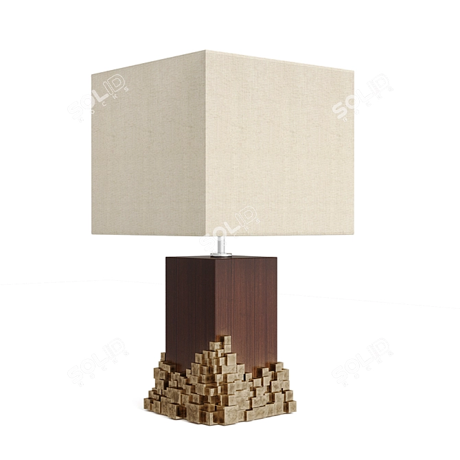 Elegant Jallu Ruth Table Lamp 3D model image 1