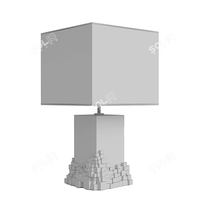 Elegant Jallu Ruth Table Lamp 3D model image 5