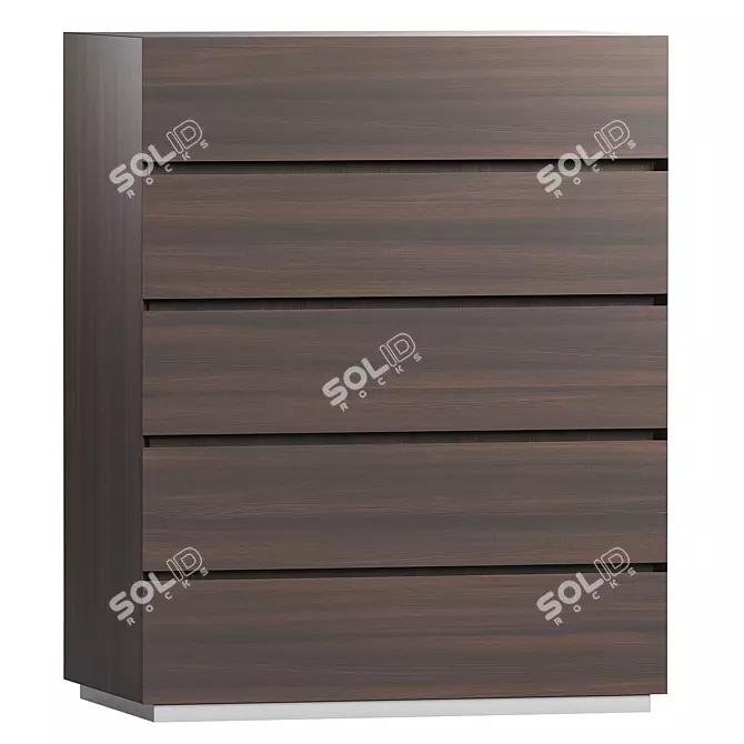 Modern Tallboy with Chic Design 3D model image 1