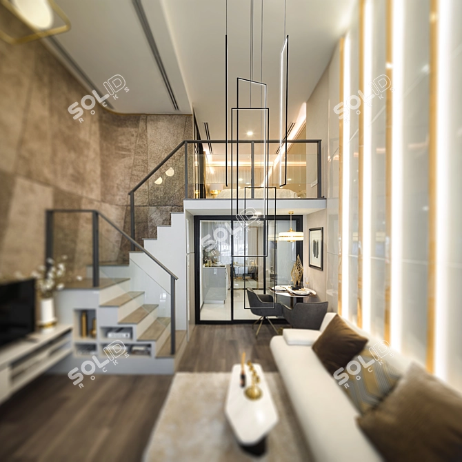 Title: QuadroNetto Elegance Fixture 3D model image 3