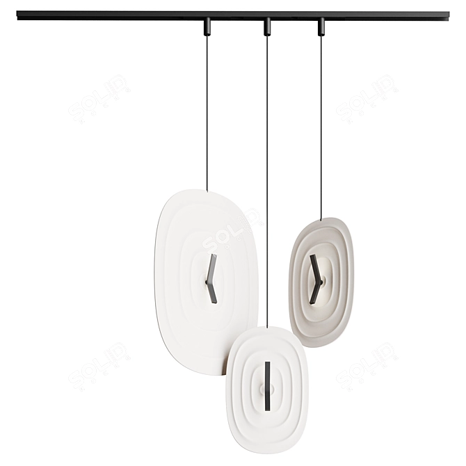 Modern Track Lighting Fixture 3D model image 3