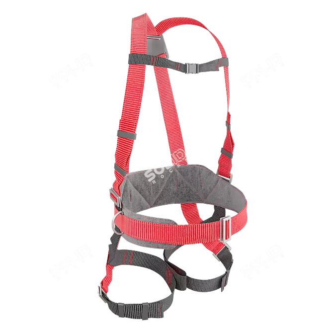 Secure Harness Restraint Safety Belt 3D model image 11