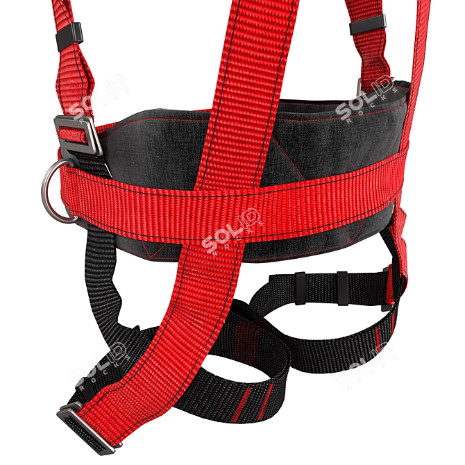 Secure Harness Restraint Safety Belt 3D model image 14