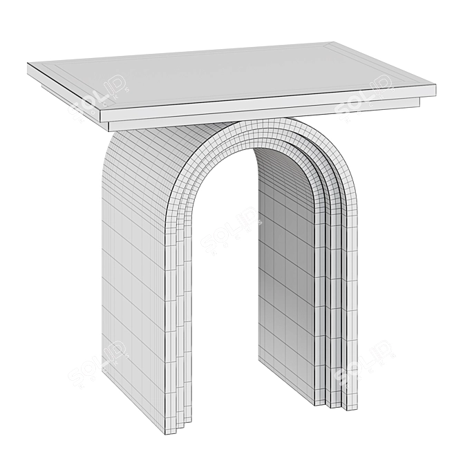 Rainbow Coffee Table 3D model image 4