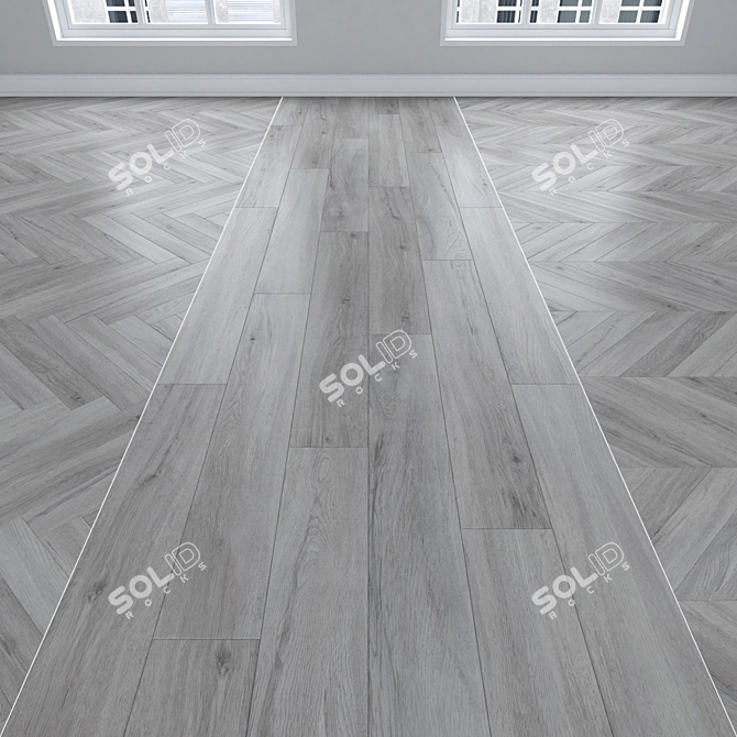 Oak Parquet - Three Designs 3D model image 1