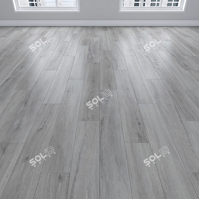 Oak Parquet - Three Designs 3D model image 2