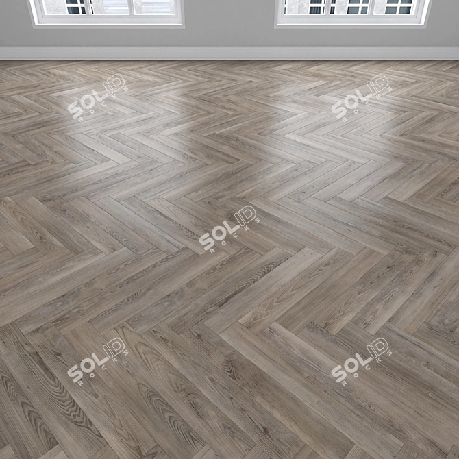 Oak Parquet Set - 3 Styles 3D model image 3