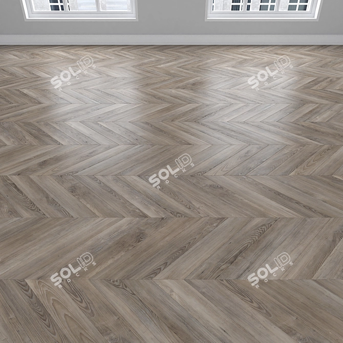 Oak Parquet Set - 3 Styles 3D model image 4