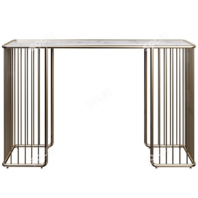 Luxury Marina Console Table 3D model image 1