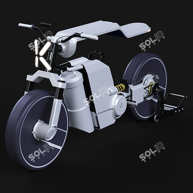 Yanko Design E-Bike Model 3D model image 1