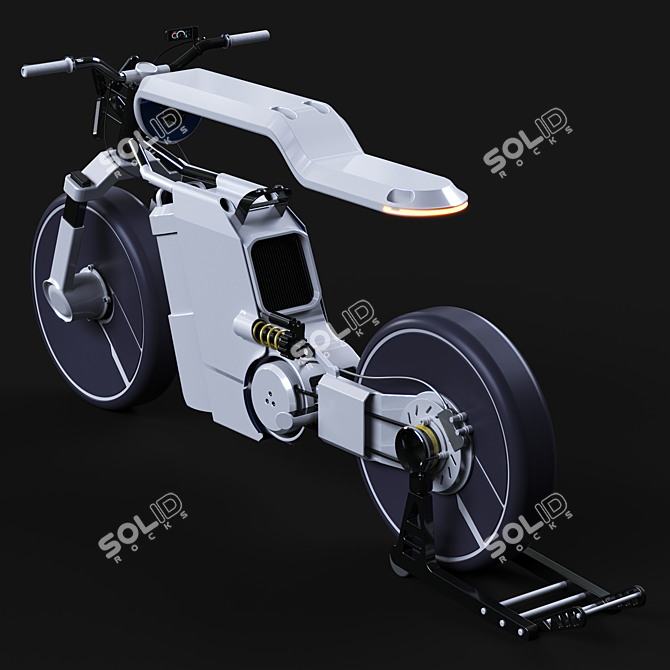 Yanko Design E-Bike Model 3D model image 2