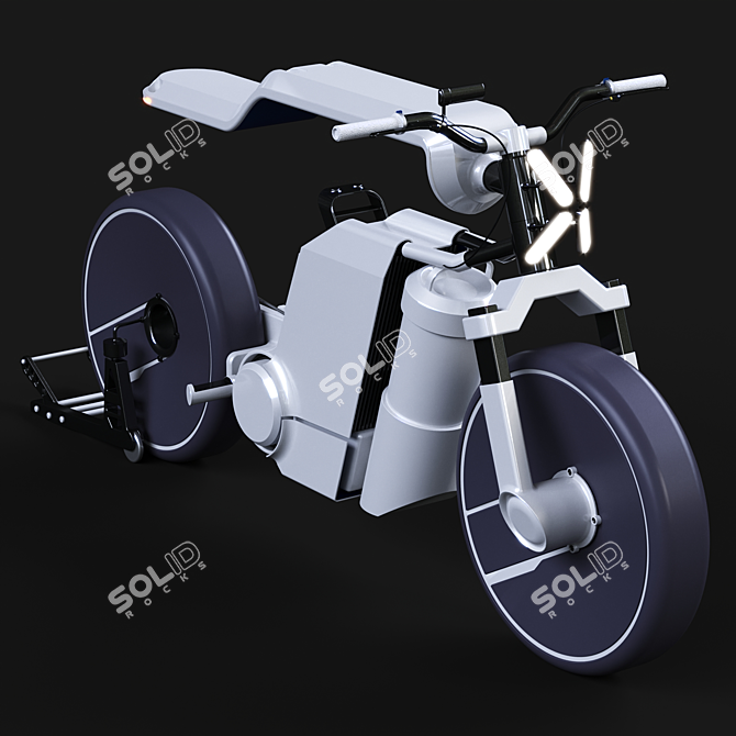 Yanko Design E-Bike Model 3D model image 3