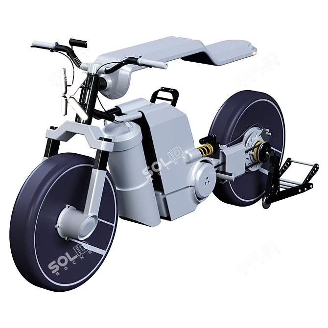 Yanko Design E-Bike Model 3D model image 6