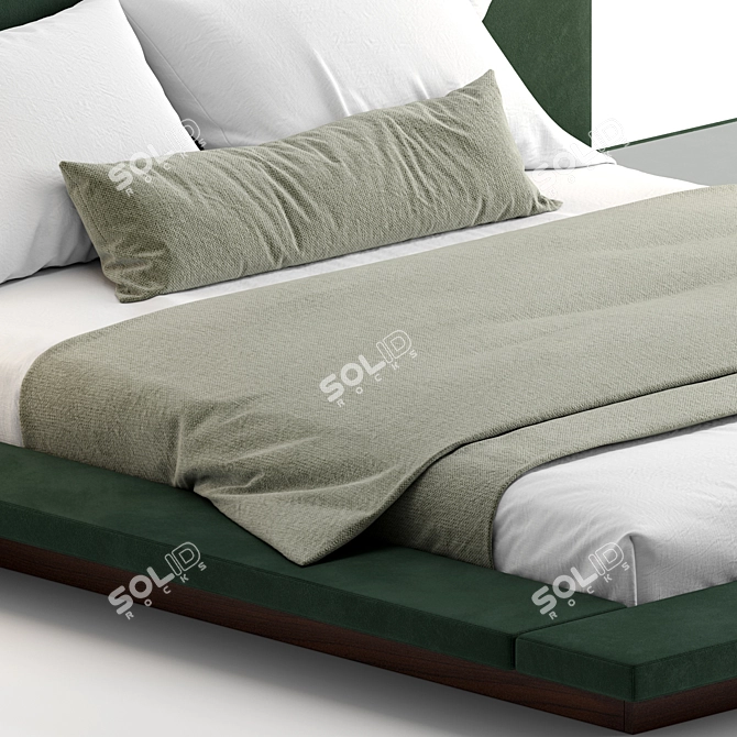 Luxurious Midori Bed by Cosmo 3D model image 3