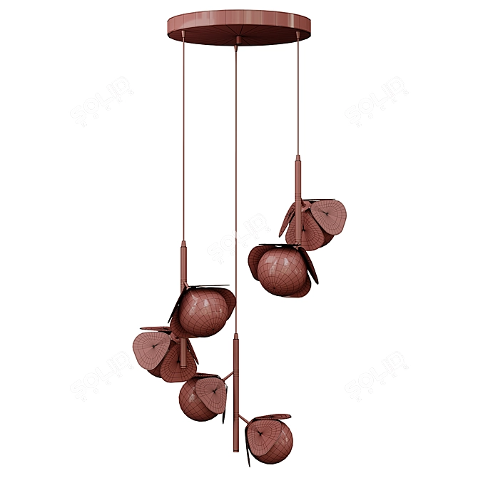 Modern Pendant Lamp JANITA 3D model image 3