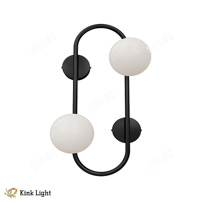 Scandinavian Wall Sconce Set 3D model image 1