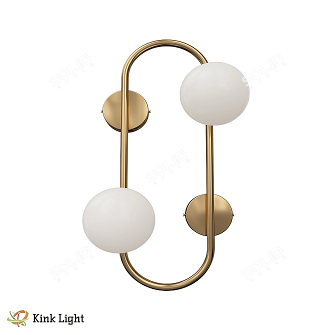 Scandinavian Wall Sconce Set 3D model image 2