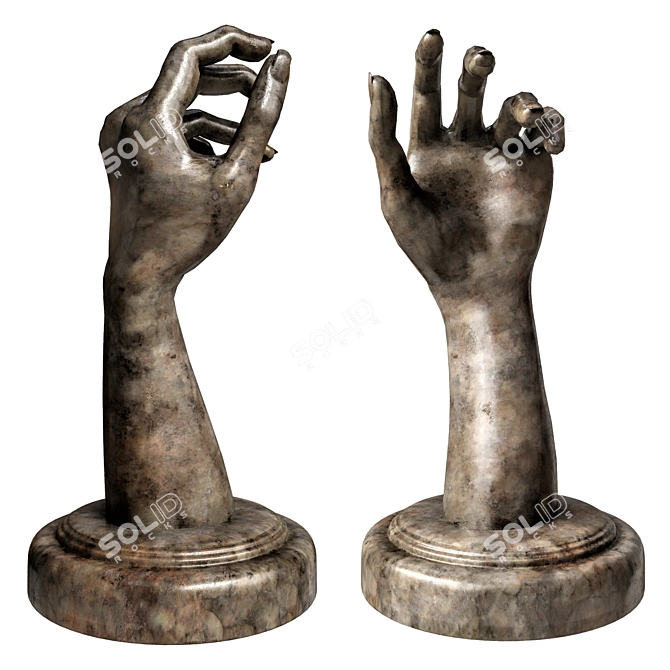 Hand Sculpture Model 2016 3D model image 1