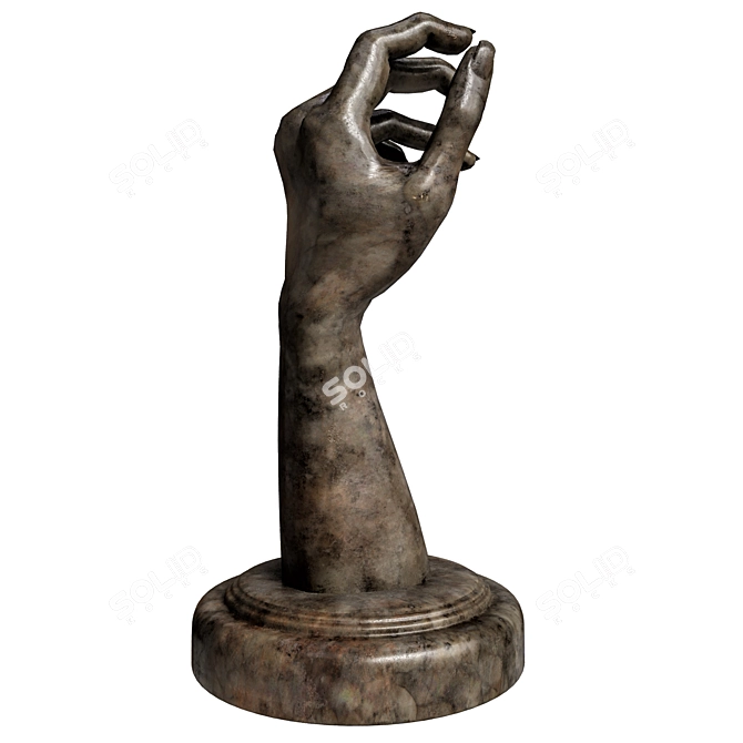 Hand Sculpture Model 2016 3D model image 2