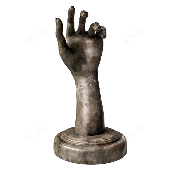 Hand Sculpture Model 2016 3D model image 3