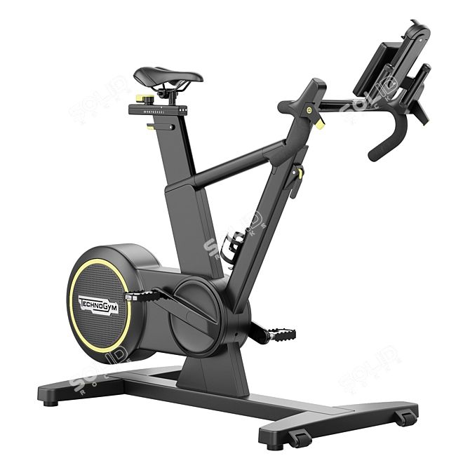 Technogym High-Res Texture Bike 3D model image 2