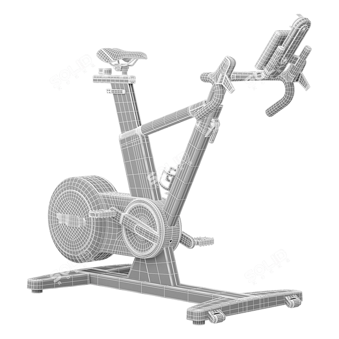 Technogym High-Res Texture Bike 3D model image 5