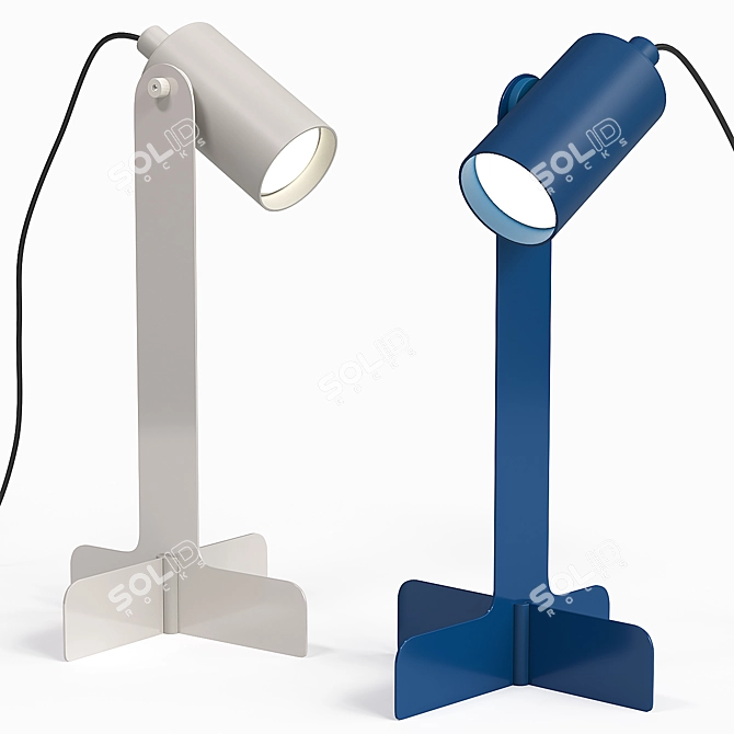 Flottilj Desk Lamp Beige 3D model image 1
