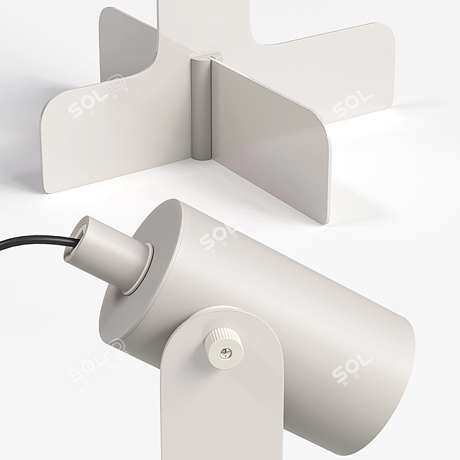 Flottilj Desk Lamp Beige 3D model image 4