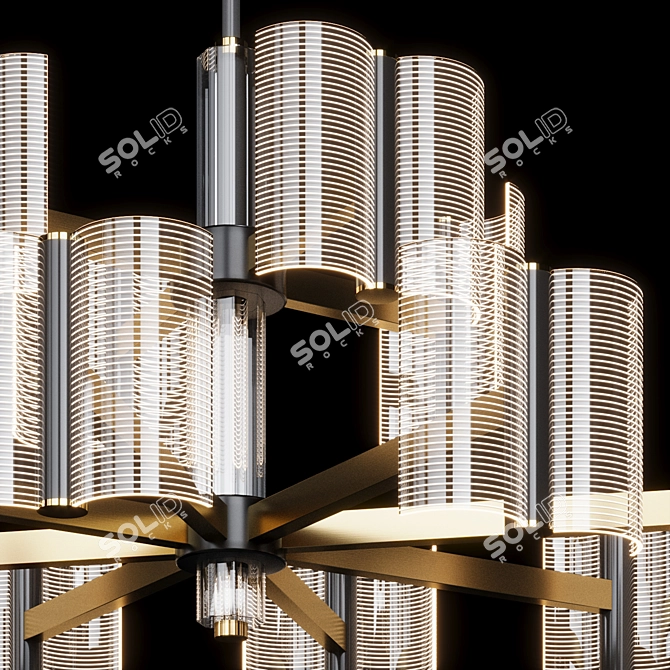 Elegance Defined: Lampatron Chandelier SENSE C 3D model image 6