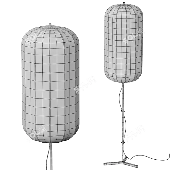 Satchi Knit Floor Lamp 3D model image 2