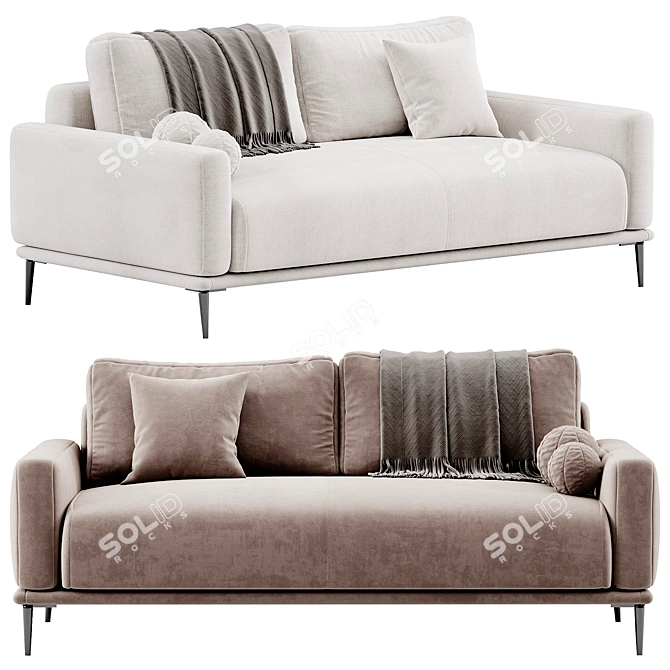 Modern ALFIL Sofa By Lebom 3D model image 3
