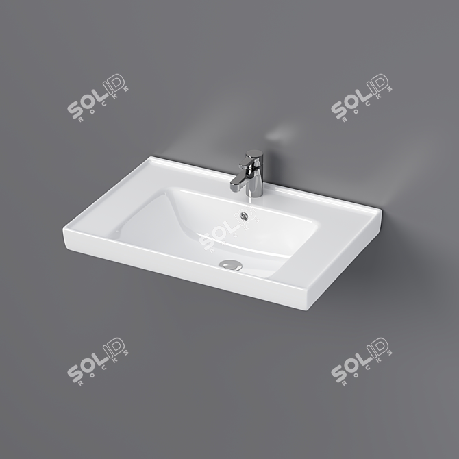 Grace Sink in 3 Sizes 3D model image 2