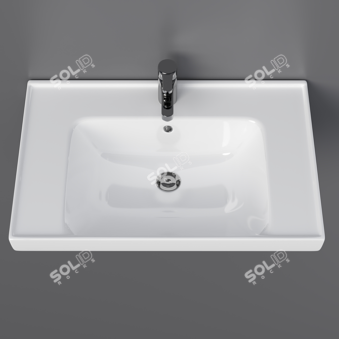 Grace Sink in 3 Sizes 3D model image 5