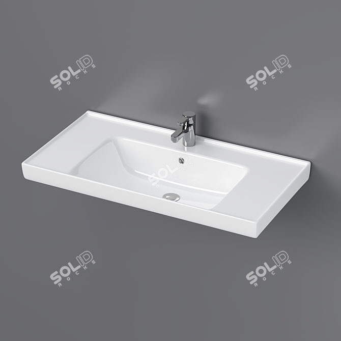 Grace Sink in 3 Sizes 3D model image 6