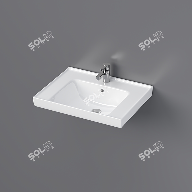 Grace Sink in 3 Sizes 3D model image 7