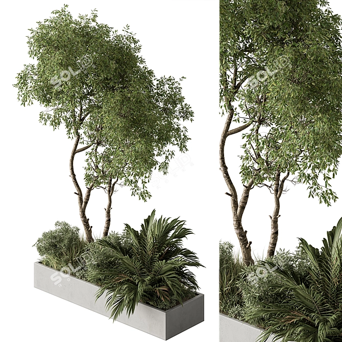 Outdoor Plant Box 561 3D model image 3