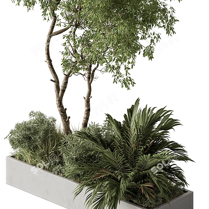 Outdoor Plant Box 561 3D model image 4