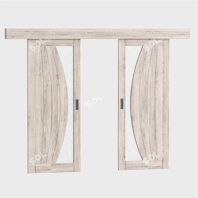 Modern 2016 Sliding Doors Kit 3D model image 5