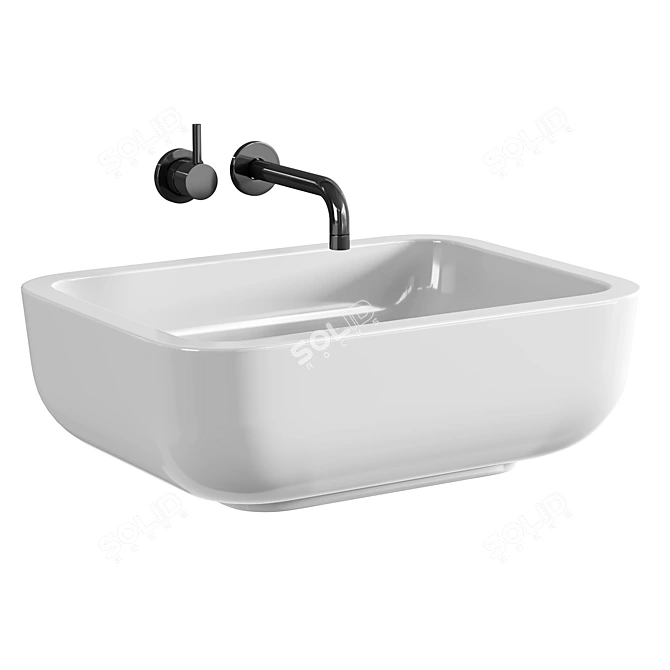 Luxury Monaco Washbasin 3D model image 3