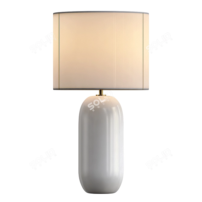 Sleek Fanny Table Lamp 3D model image 1