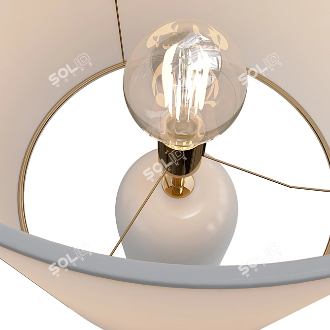 Sleek Fanny Table Lamp 3D model image 2