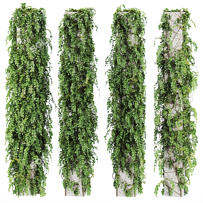  3D Plants Set Vray 73 3D model image 1