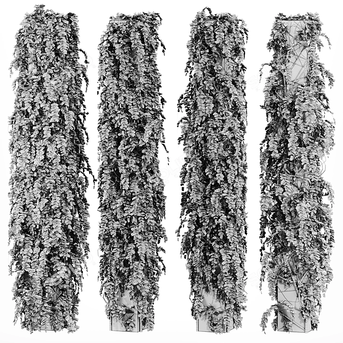  3D Plants Set Vray 73 3D model image 2