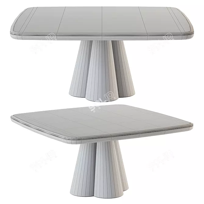 CEPPI GEO Square Tables 3D model image 3