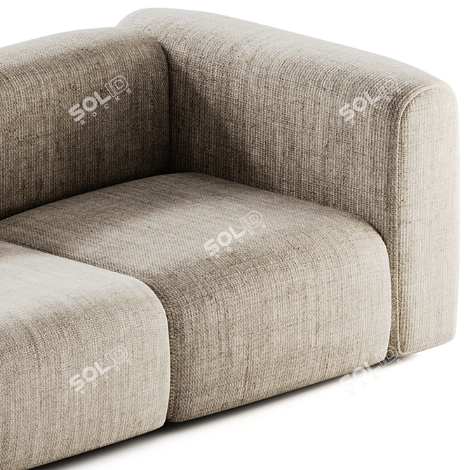 Mags Soft 3-Seater Sofa Ensemble 3D model image 4