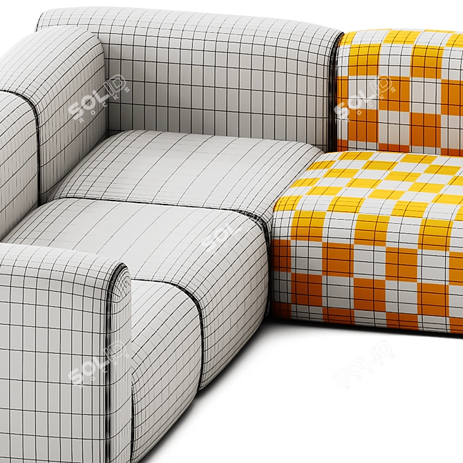 Modern Hay Mags Sofa Set 3D model image 7