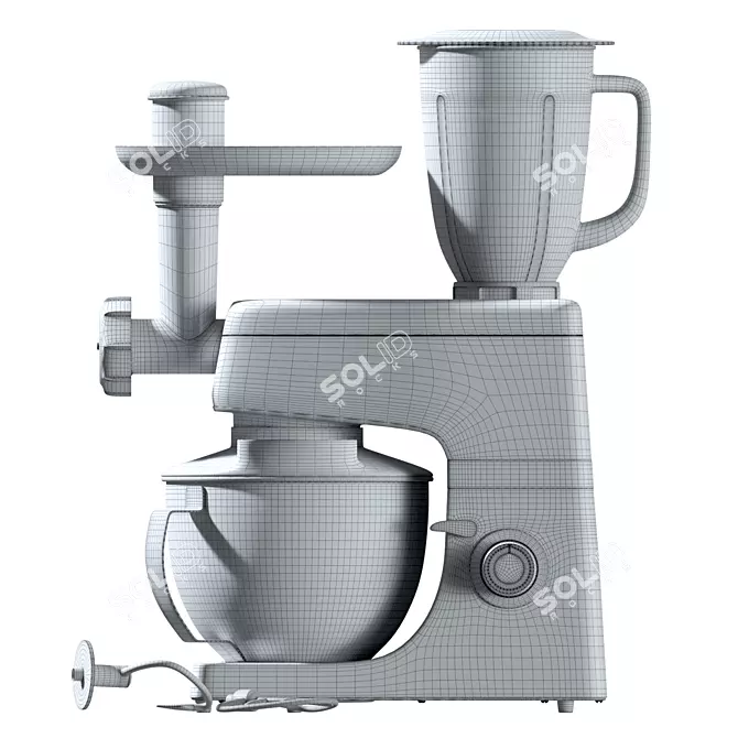 Multi-Function Kitchen Appliance ZKM-950 3D model image 6